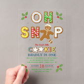 Oh Snap ! Invitation Anniversaire Gâteau au Gingem (In situ (ordinateur de poche))