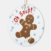 Oh Snap Keramisch Ornament (Links)