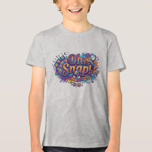 Oh, Snap! – Leuke Retro Typografie T-Shirt
