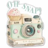 Oh Snap |  pasta's Sticker (Voorkant)