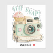 Oh Snap | Pastel  camera-Sticker Sticker (Vel)