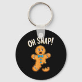 Oh Snap Peperkoek Man Shirt Volwassenen Kinderen M Sleutelhanger (Voorkant)