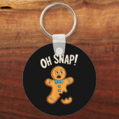 Oh Snap Peperkoek Man Shirt Volwassenen Kinderen M Sleutelhanger (Voorkant)