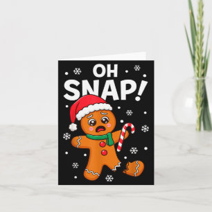 Oh Snap Peperkoek Man Voor Volwassenen Kinderen Ma Kaart