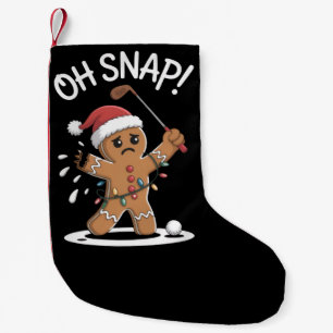 Oh Snap Pepernootgolfspeler Golf Kerstmis Kerstmis Kleine Kerstsok