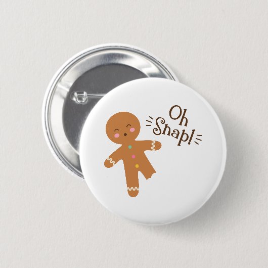 Oh Snap Ronde Button 5,7 Cm (Voorkant /achterkant)