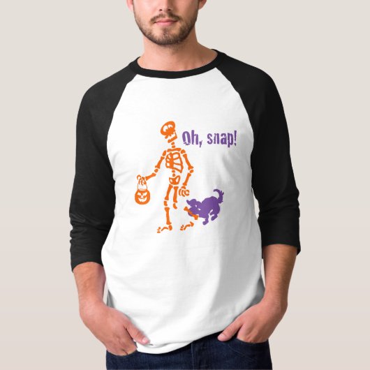 Oh, Snap Skeleton T-shirt (Voorkant)