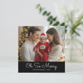 Oh So Joyeux Noël de famille Carte de voeux (Debout devant)