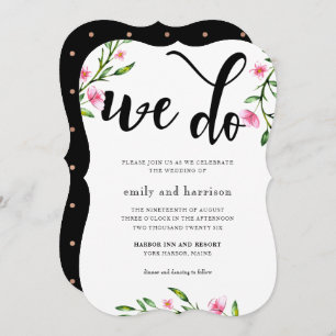 Oh So Lovely Typographie Faire-part de mariage