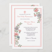 Oh So Pink Invitation (Devant / Derrière)