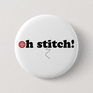 Oh steek! ronde button 5,7 cm