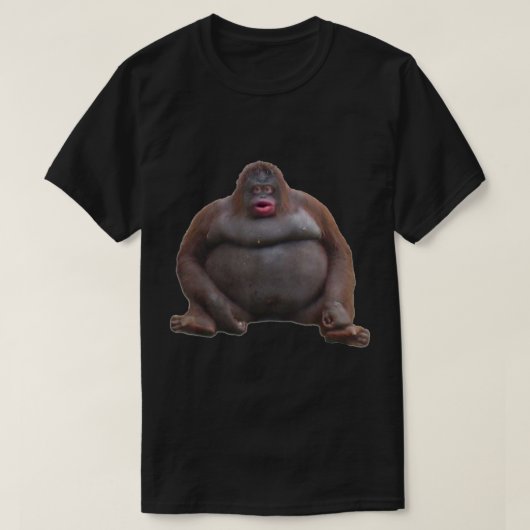 Oh Stinky Poop Dank Memes Le Monke Orangutan T-shirt (Design voorkant)