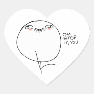 Oh Stop It, Toi - Stickers Coeur
