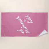 Oh Summer is hier Strandlaken (Voorkant)