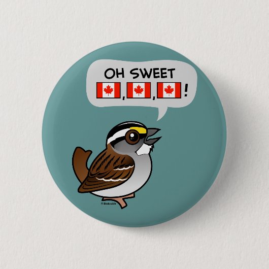 Oh Sweet Canada Ronde Button 5,7 Cm (Voorkant)