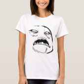 Oh Sweet Jesus denkt dat goed Rage Face Meme T-shirt (Voorkant)