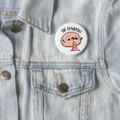 Oh Synapse Funny Brain Pun Ronde Button 5,7 Cm (In situ)