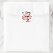 Oh Synapse Funny Brain Pun Ronde Sticker (Tas)