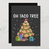Oh Taco Boom Feestelijke Mexicaanse Eten Lelijke K Kaart (Voorkant / Achterkant)