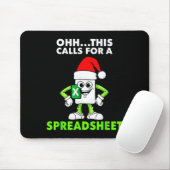 Oh This Calls For A Spreadsheet Excel Christmas Co Muismat (Met muis)