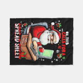 Oh This Calls For A Spreadsheet, Funny Excel Chris Fleece Deken (Voorkant (Horizontaal))