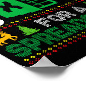 Oh This Calls For A Spreadsheet Funny Ugly Christm Poster (Hoek)