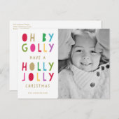 Oh van Golly | Feestdagen briefkaart (Voorkant / Achterkant)