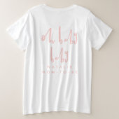 Oh vêtements de fête de bébé baby shower bébé (Design dos)