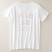 Oh vêtements de fête de bébé baby shower bébé (Design dos)