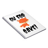 Oh voor de vos. Grappig Notitieboek (Rechterzijde)