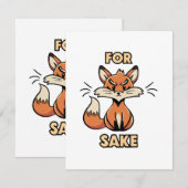 oh voor de vos informatiekaartje (Voorkant / Achterkant)