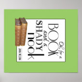 Oh voor een boek en een waanzinnig hoekje poster (Voorkant)