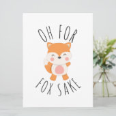 Oh voor Fox Sake (Staand voorkant)