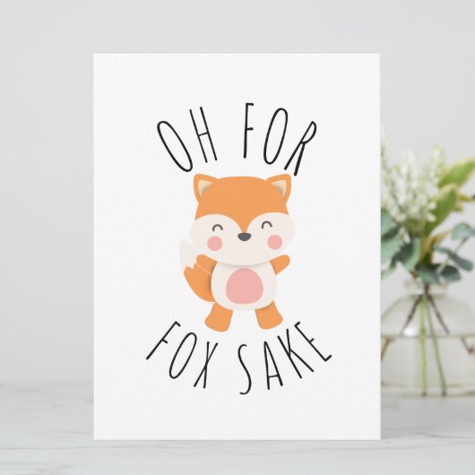 Oh voor Fox Sake (Staand voorkant)