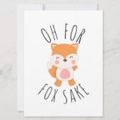 Oh voor Fox Sake (Voorkant)
