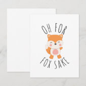 Oh voor Fox Sake (Voorkant / Achterkant)