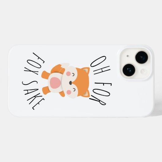 Oh voor Fox Sake Case-Mate iPhone Case (Achterkant (horizontaal))