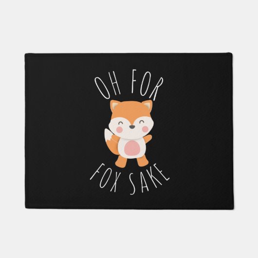 Oh voor Fox Sake Deurmat (Voorkant)