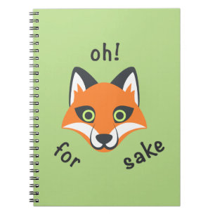 Oh! Voor Fox Sake: Emoji cartoon Notitieboek