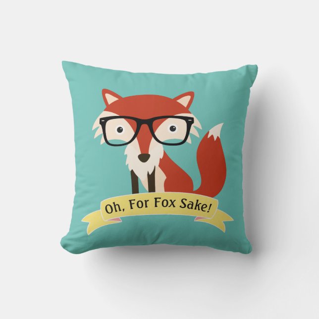 Oh! Voor Fox Sake Kussen (Voorkant)