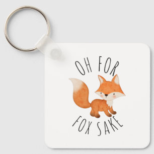 Oh voor Fox Sake Sleutelhanger