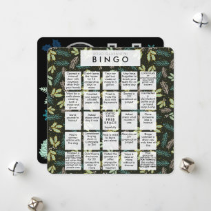 Oh wat een jaar Mint Grn Quarantine Bingo Kerstmis Feestdagenkaart