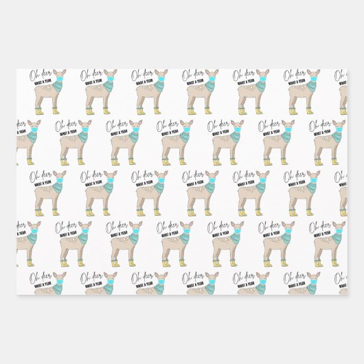 Oh, wat een jaar vol papierbladen inpakpapier vel (Voorkant 2)