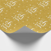 Oh Wat een leuk feestelijke Afbeelding voor feestd Cadeaupapier (Hoek)