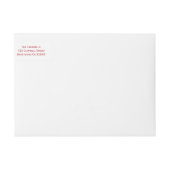 Oh, wat een leuk kerstfeest-etiket (Voorkant)