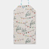 Oh wat een leuk kleurrijk vakantie Label Cadeaulabel (Achterkant)