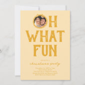 Oh wat een leuke foto kerstfeest kaart (Voorkant)