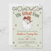 Oh wat een leuke kerstman verjaardag kaart (Voorkant)