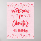 Oh wat een leuke kerstvakantie welkom poster (Voorkant)