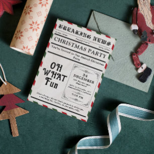 Oh Wat Een Leuke Krant Kerstfeest Kaart